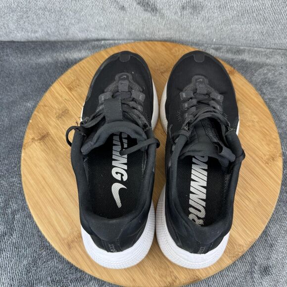 Nike Running Shoes Womens Size 7 Black White React Comfort Sneakers CV3817-002 - Picture 5 of 9